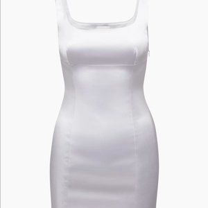 Aritzia Wilfred Shine Dress in Vin Gris